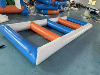 Grand toboggan aquatique gonflable pour utilisation en mer et en lac, équipement d'amusement aquatique extérieur, 30x25m, certifié CE