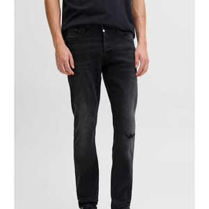 Pantalones Vaqueros Ajustados Personalizados para Hombre, 100% Algodón, Casuales, de Alta Calidad, Estilo Denim Sólido, Holgados, de Pierna Ancha, Vintage, OEM - Product Image 5