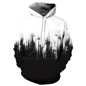 Sweats à capuche légers imprimés sur toute la surface, sweats à capuche imprimés intégralement à la mode pour tous les jours - Product Image 1