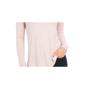 Maglia a Collo Alto da Donna Charter Club, Casual, Rosa, Taglia XS, in Maglia a Costine con Motivo Stampato - Product Image 3