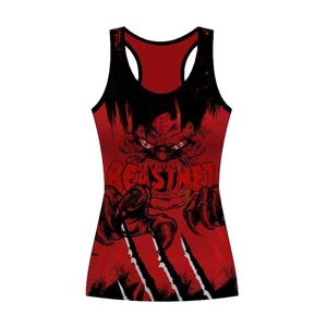 Confort de haute qualité femmes softball dos nageur maillot de sublimation débardeur avec logo personnalisé dames Sport - Product Image 1