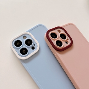 Custodia per cellulare in silicone morbido antiurto opaco per iphone xs max 11 12, per iphone 13 custodia <span class=keywords><strong>antishock</strong></span> - Product Image 2