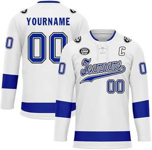 Maillot de hockey personnalisé, fournisseur aux États-Unis, au Royaume-Uni et en Europe, maillot de hockey pour match et entraînement, coupe et design personnalisés - Product Image 1