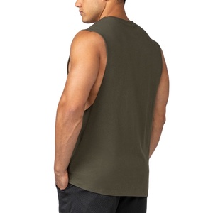 <b>Running</b> <b>Singlet</b> Compression Cut Out Tank Top Loose Fit Summer Yoga Wear O Neck Muscle Sleeveless Custom Color Vintage Tank Top - Product Image 2