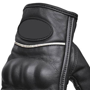 Pas cher prix en cuir véritable hommes gants de moto pour l'équitation 2023 dernier style gants de moto avec Logo personnalisé - Product Image 5