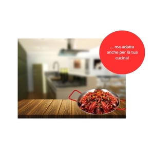Paellera Profesional de Acero Inoxidable de 32 cm - Antiadherente con 2 Asas Ergonómicas para Todo Tipo de Encimeras - Product Image 4