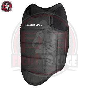 Protège-poitrine de boxe rouge de haute qualité, équipement de protection durable pour l'entraînement au MMA, au kickboxing et aux arts martiaux, PVC, toutes saisons - Product Image 2