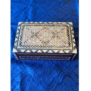 Handcrafted Luxury Bone Inlay Square Pattern High Quality Storage <b>Box</b> for <b>Keepsakes</b> Trinkets Wholesale Price - Product Image 1