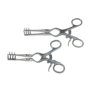 Retractor con bisagras Weitlaner Beckman 31cm 4x3 Prong Sharp Instrumento quirúrgico de autorretención Calidad superior - Product Image 5