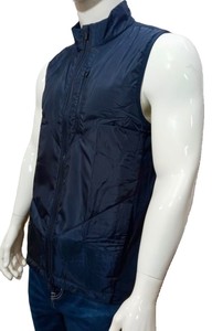 Conceptions personnalisées hiver hommes imperméable fermeture éclair polaire sans manches vêtements d'extérieur décontractés gilet vestes - Product Image 3