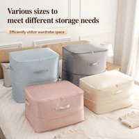 Sac de rangement compressible en tissu Oxford, anti-poussière, organisateur en cube pour chambre, déménagement et voyage