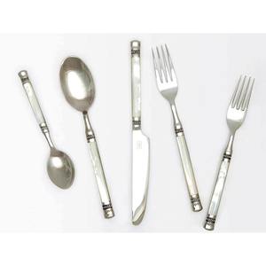 Ensemble de couverts plaqués or d'argenterie d'acier inoxydable de conception classique à vendre par des exportateurs indiens - Product Image 2