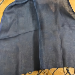 Estolas de bufanda de mujer de lino 100% para invierno y verano - Product Image 5