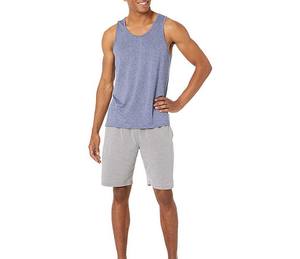 Débardeur sans manches à col rond pour homme Sous-vêtements respirants légers en polyester/coton mélangé Décontracté Toutes saisons Couche de base - Product Image 3