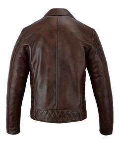 Por encargo de alta calidad listo para enviar aceptar logotipo personalizado otoño hombres chaqueta de cuello alto Zip Up motocicletas chaqueta de cuero hombres - Product Image 5