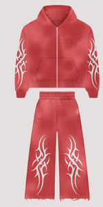 Nouveau design surdimensionné survêtement pour hommes-Streetwear décontracté prix de gros ensemble de sweat survêtement unisexe respirant survêtement - Product Image 2