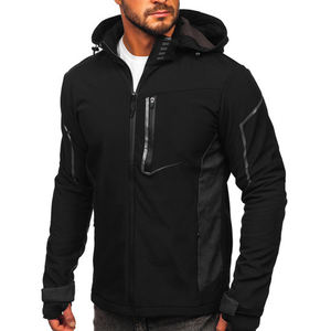 Chaqueta de invierno de buena calidad para hombre, Abrigo con capucha, uniforme deportivo, chaqueta impermeable de concha suave, chaqueta de trabajo impermeable - Product Image 4