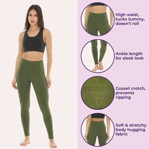 Ensembles de vêtements de fitness personnalisés pour femmes, leggings extensibles à 4 voies, vêtements confortables, fabricant fournisseur à l'exportation au Bangladesh - Product Image 2
