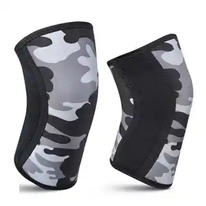 Custom Logo Basketball and Cycling Compression Knee Sleeves Non-Slip Neoprene Sports Sleeves Breathable XXL Size for Men Women