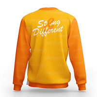 Sweatshirts à sublimation Tissu polyester homme avec logo personnalisé