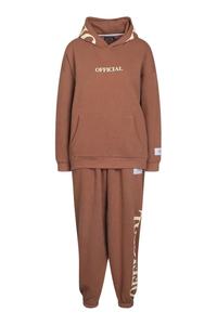 Drop Shoulder Cotton Polyester Oversized Long Sleeve 2 Piece Set pour Femme Tracksuit Winter New Fashion Woman - Product Image 3