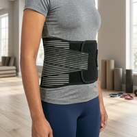 Ceinture de soutien lombaire ergonomique HKJD, réglable, pour soulager les blessures des vertèbres sacrales, pour adultes, tailles S-3XL