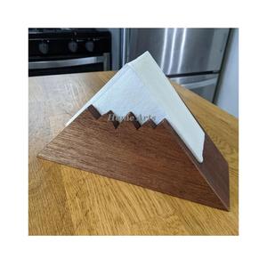 Servilletero de madera de la más alta calidad, diseño antiguo, tamaño personalizado, servilletero, soporte para pañuelos para uso en restaurante doméstico - Product Image 2