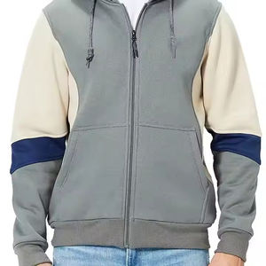 Sudadera con Capucha y Cremallera para Hombre, 100% Algodón, Cálida y Suave, Impermeable y Cortavientos, para Clima Frío de Invierno, Estilo Urbano - Product Image 4