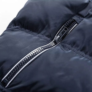 Veste d'hiver en gros Logo personnalisé Broderie Coupe-vent à capuche pour hommes Gilet à bulles sans manches Vente en gros de vêtements d'extérieur à séchage rapide pour hommes OEM - Product Image 3