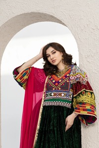 ชุดเดรสปักเสน่ห์ของชนเผ่าชาวอัฟกานิสถานชุดกระโปรงยาวแบบอัฟกานิสถานชุดเดรสแต่งงานสำหรับผู้หญิง2025 - Product Image 2