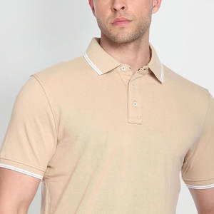 T-shirts polo à col golf avec logo personnalisé 100% coton pour homme Concevez votre propre marque Chemises à manches courtes pour hommes - Product Image 5
