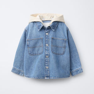 Latest Best Quality Loose Fit Hooded <b>Denim</b> <b>Jacket</b> <b>For</b> <b>Girls</b> Cheap Rate Trendy Designs And Outfits Fashionable <b>Jackets</b> <b>For</b> <b>Girls</b> - Product Image 1