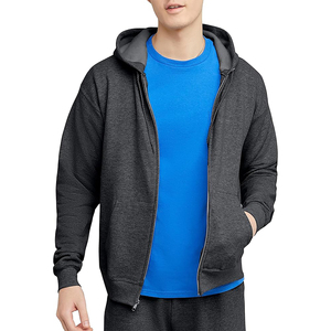 EcoSmart Men Full Zip Fleece Hoodie Sudadera con capucha sostenible Soft Casual Zip Up Jacket men FLEECE HOODIE - Product Image 6