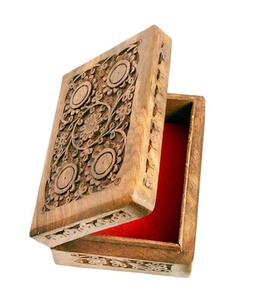 Caja de regalo de madera de lujo de alta calidad, caja tallada de estilo moderno hecha a mano con fábrica de barnizado al por mayor - Product Image 4