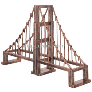 Sujetalibros decorativos de metal de aluminio con diseño de flores doradas súper elegantes Juego de 2 superventas Alto bajo demanda - Product Image 5