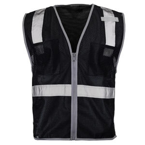 OEM Clothing Wholesale <b>Hi</b>-<b>Vis</b> Safety Vest Reflective Polyester Workwear for Security <b>Running</b> Safety Vest - Product Image 1