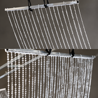 Offre Spéciale : Support de Toile de Fond Scintillant avec Rideau de Perles en Cristal pour Décoration de Mariage Personnalisée