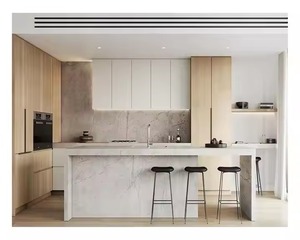 SANYANG vente chaude 2025 meubles de rangement modernes personnalisés armoire de cuisine laquée haute brillance avec appareils ménagers - Product Image 4