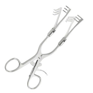Retractor (self การรักษา), 170มม. (6 34), ฟัน (3x3), กึ่งคม, ไม่ผ่านการฆ่าเชื้อ, retractor นำมาใช้ใหม่ได้ - Product Image 2