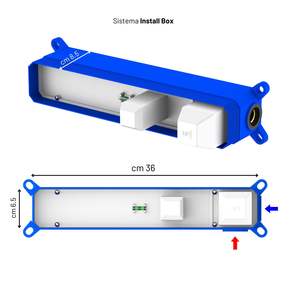 Miscelatore da bagno a parete a leva singola serie città con doccia a mano in nichel confezione di colori da 1 - Product Image 5