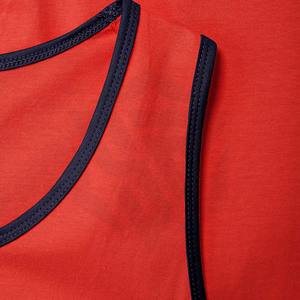 Camiseta sin mangas de algodón transpirable de secado rápido para hombre, nuevo diseño de talla grande, gimnasio, Yoga, ropa activa, tejido de punto hecho a medida - Product Image 4