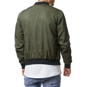 Chaqueta Universitaria de Béisbol Estilo Bomber de Primera Calidad al por Mayor, Chaqueta Varsity de Satén - Product Image 3