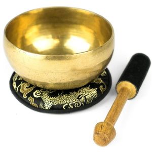 ชามร้องเพลงแบบทิเบต,ชุดสมบูรณ์ Om Mani Padme Hum พร้อมตะลุมพุกแฮนด์เมดชามร้องเพลงทิเบตรักษาร่างกายชามร้องเพลงทิเบต - Product Image 5