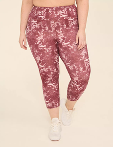 Sweat-wicking Push-up Pants With <b>Pocket</b> Skin-friendly Plus Size High Waist Sport Fitness Yoga Printed Capri <b>Leggings</b> for Women - Product Image 4