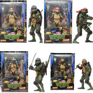 Nouvel ensemble de figurines d'action Tortuga Ninja en plastique pour collection et décoration, promotionnel, avec personnages ODM, pour garçons - Product Image 5