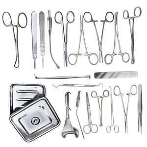 Instruments de pont osseux, ensemble d'instruments chirurgicaux en acier inoxydable, 14 pièces, outils de chirurgie générale manuels, certifiés CE Classe I - Product Image 4