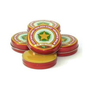 Vietnam Premium Cao Sao Vang-Five Golden Star Balm en varios tamaños 3G 4G 10G para todas las edades Premium Healthcare Supply - Product Image 2
