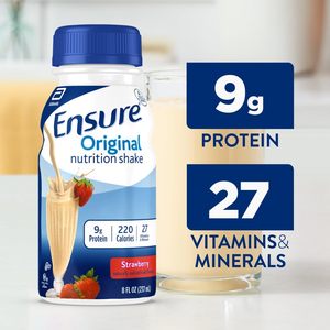 เครื่องดื่มโภชนาการรสสตรอว์เบอร์รีแท้ Ensure ขนาด 8 ออนซ์ - แพ็ค 24 ขวด - Product Image 5