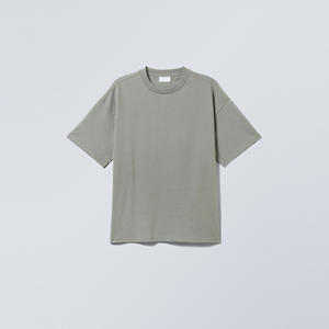 2026 verano Vintage Street Wear tendencia 200gsm algodón grueso Oversize Drop Shoulder 100% algodón Camiseta de punto personalizado - Product Image 4