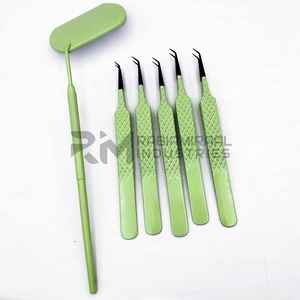 Pinzas para Pestañas con Punta de Fibra Personalizadas RMI, Pinzas para Volumen de Pestañas, Pinzas de 90 Grados para Extensión de Pestañas - Product Image 4